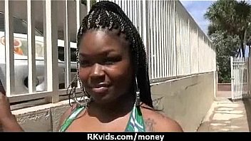 Tight teen fucks a man in front of the camera for cash 6