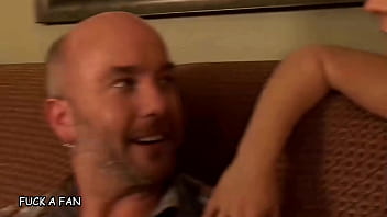 Charlie lynn rides bryan braxton's hard cock at the avn show