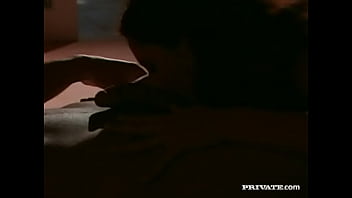 Melody kord gives some guy a blowjob for a swallowed facial cumshot