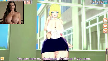 Rubia rusa de ntr follada con lenceria y corriendose como loca