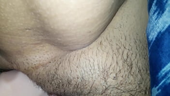 Making her pussy sloppy for the hubby