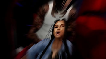 Black girl take back shots in car