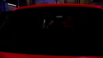 Black girl take back shots in car