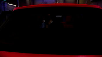 Black girl take back shots in car