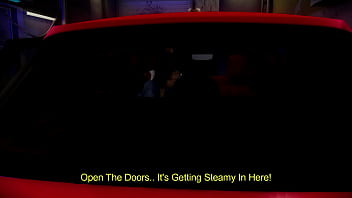 Black girl take back shots in car