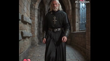 Big tits vampire sex with godfather