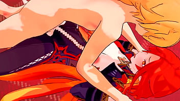 Mavuika's hot pussy needs something wet to cool it down genshin impact