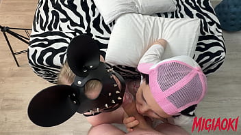 Anal threesome from ass to mouth