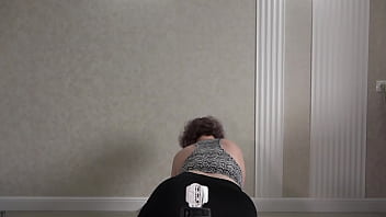 Big ass tries on panties shorts and records a sexy video for her lover home camera watches mature wife pawg