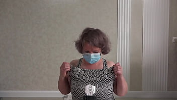 Big ass tries on panties shorts and records a sexy video for her lover home camera watches mature wife pawg