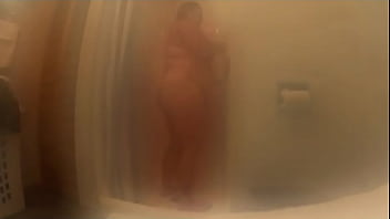 Sexy bbw cabin shower