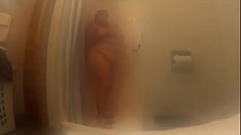 Sexy bbw cabin shower