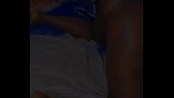 Enjoying herself at home