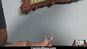 Ebony fucked by a group of white dicks in gangbang 12