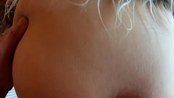 Tight green leather pants cameltoe – blowjob & doggy with cum on my fur coat & downjacket preview