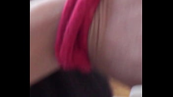 Rough facefuck session with submissive brat candie cross in knee high socks and mini skirt