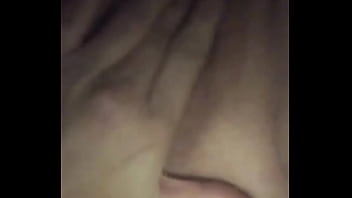 Laying on my bed playing