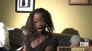 Ebony Babe Sucks Too Many White Cocks 22 thumbnail