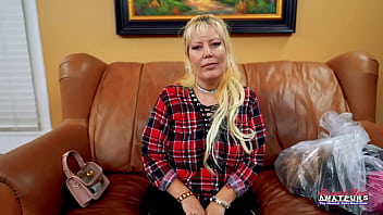 Busty cute blonde nikki j sucks a cock and gets her pussy and ass fucked