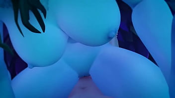 Night elf waifu sex pov