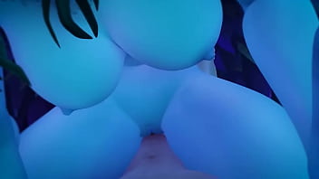 Night elf waifu sex pov