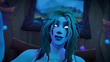 Night elf waifu sex pov