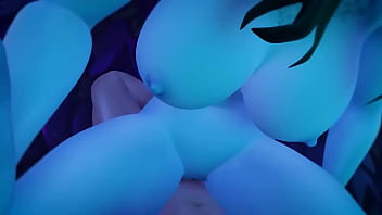 Night elf waifu sex pov