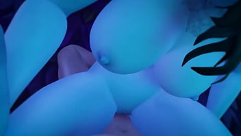 Night elf waifu sex pov