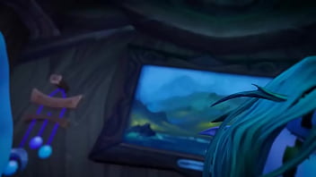 Night elf waifu sex pov
