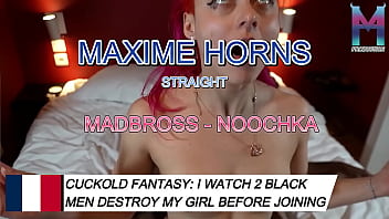 Maxime horns cuckold i watch 2 black men madbross destroy my girl noochka before joining