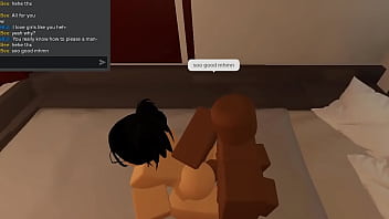 Slut with glasses getting railed on a roblox condo