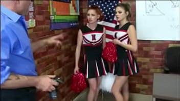 Athena farris and lacey lennon yearbook photos for the cheer captains