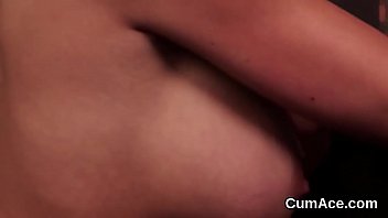 Fascinating sweetie enjoys a deepthroat and lots of love juice on her face