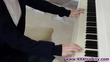 Uniform teen face sperm