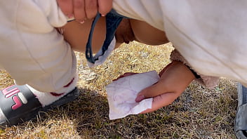 A compilation of public pissing and creampies in nature road trip pov free