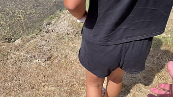 A compilation of public pissing and creampies in nature road trip pov free