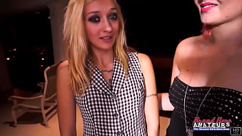 Lusty bewitching friends jackie and trinity share a cock for halloween