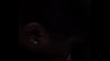 She sucks the nut out