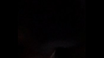 She sucks the nut out