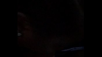 She sucks the nut out