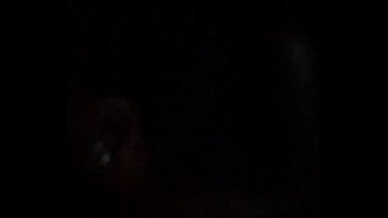 She sucks the nut out