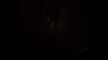 She sucks the nut out