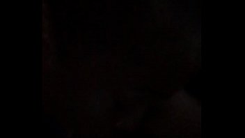 She sucks the nut out