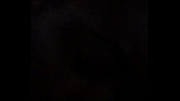 She sucks the nut out