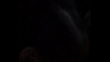 She sucks the nut out