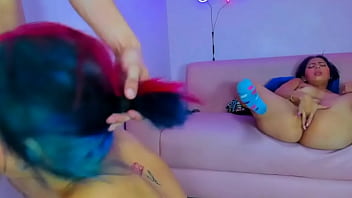 Jazmin is a good submissive slut she gets spanked and gets her throat fucked until she cums