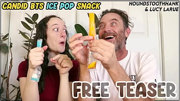 Candid Bts Ice Pop Snack With Lucy Larue thumbnail