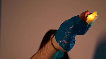 Some wax might go down your throat today