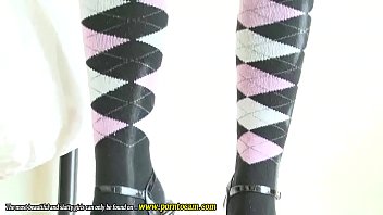 Girl touches her big tits and imagines your hard cock