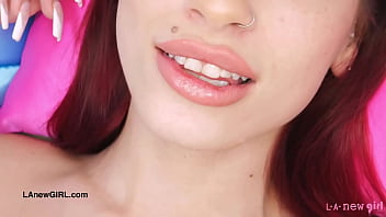 Amazing brunette beauty naked close up